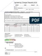 Engineering Change Request: Ecr # Issue #