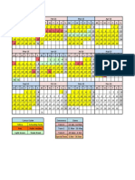 2016 Homeschool CS1 Academic Calendar