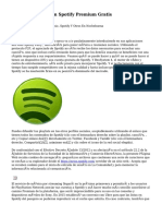 Mejoría Tu Vida Con Spotify Premium Gratis