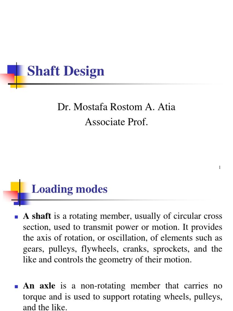 Comprehensive Guide to Shaft Design | PDF | Strength Of Materials | Bending