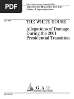 GAO Report Bill and Hillary Clinton Trashed the White House