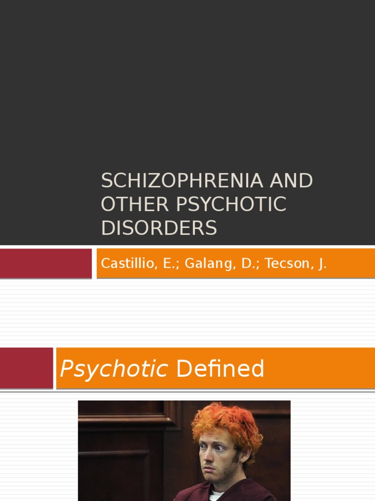 Schizophrenia and Other Psychotic Disorders | PDF | Psychosis ...