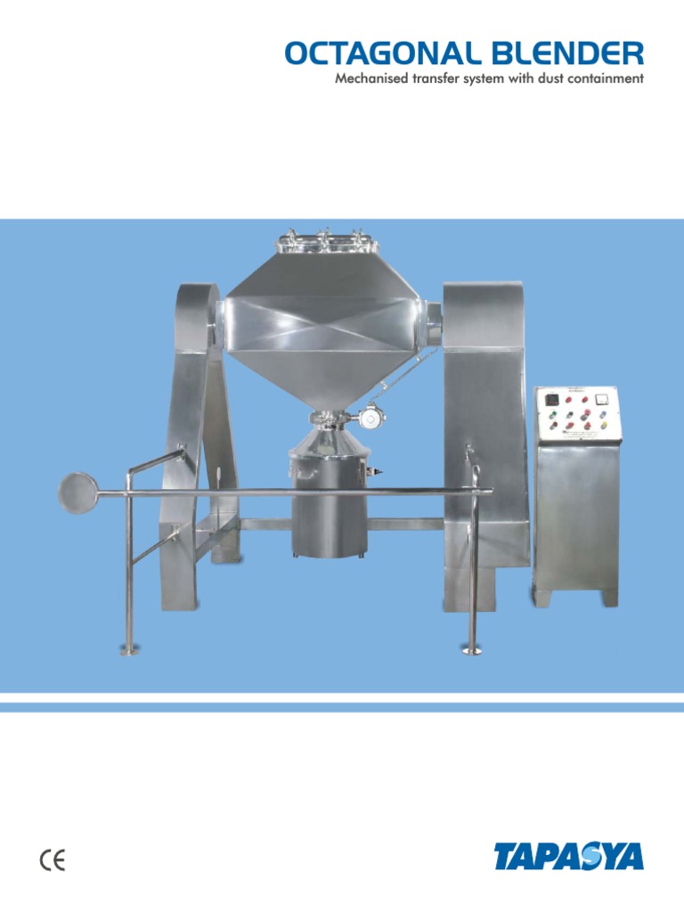 Octagonal Blender PDF PDF Tablet (Pharmacy) Blender