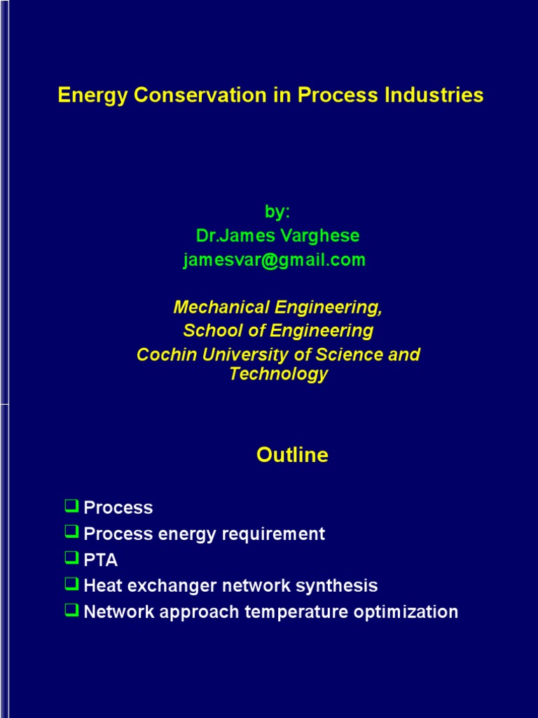 Energy Optimization in Chemical Plants | PDF | Chemical Reactions | Heat