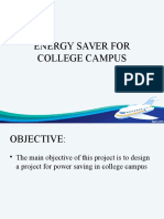 Energy Saver For College Campus