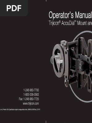 Trijicon Bow Site Manual