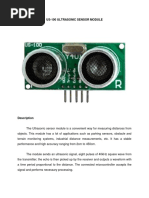 Us 100 Ultrasonic Sensor Module