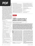 Additive Manufacturing of Polymer-Derived Ceramics