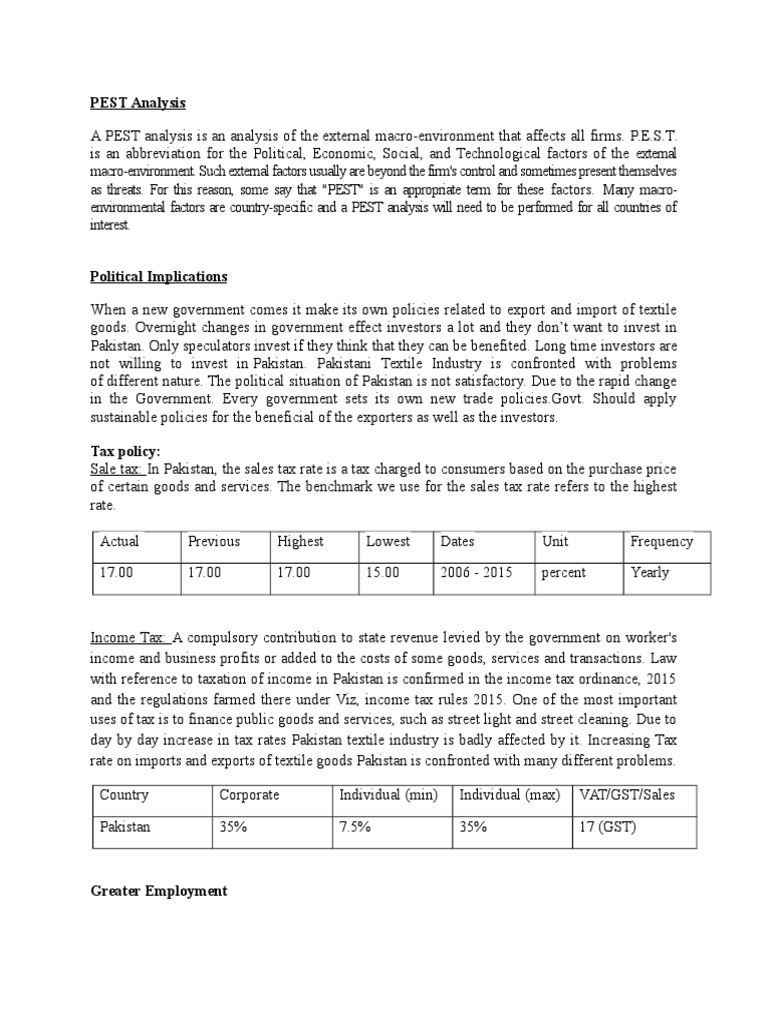 Pestel analysis of nigeria pdf picture