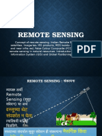 Remote Sensing Presentation in Marathi