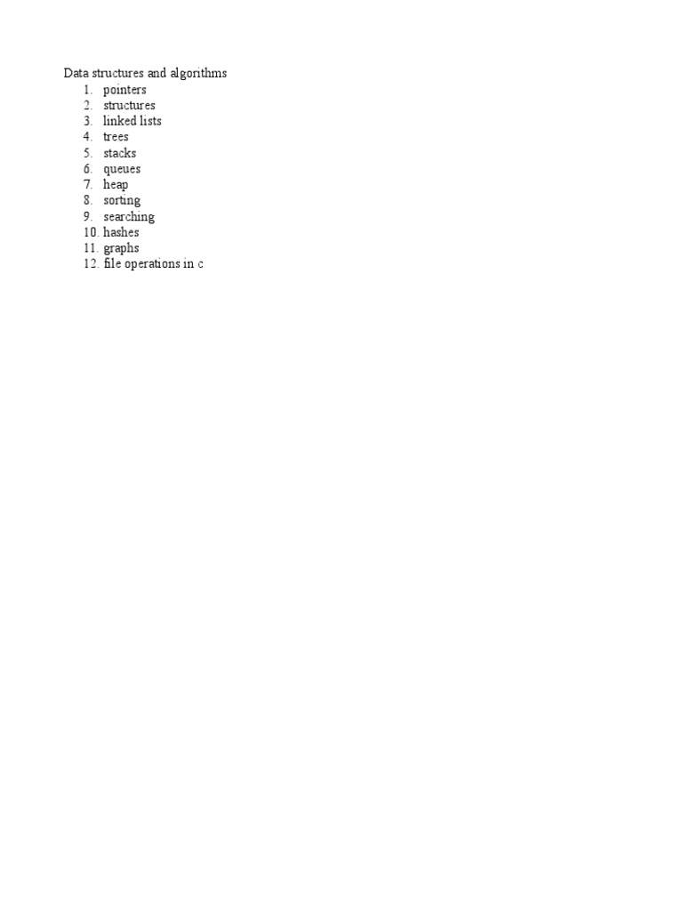 Data Structures | PDF | Computers | Technology & Engineering