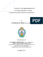 An Evaluation of The Performance of Mutual Fund Industry in India