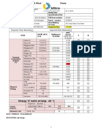 Mat Verification ASTM A514 GR B 2