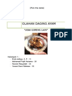 Resep Ayam Goreng Lengkuas