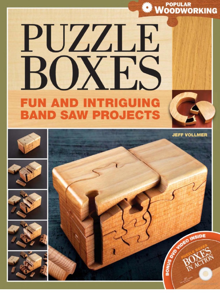 Puzzle Boxes - Fun and Intriguing Bandsaw Projects PDF | PDF
