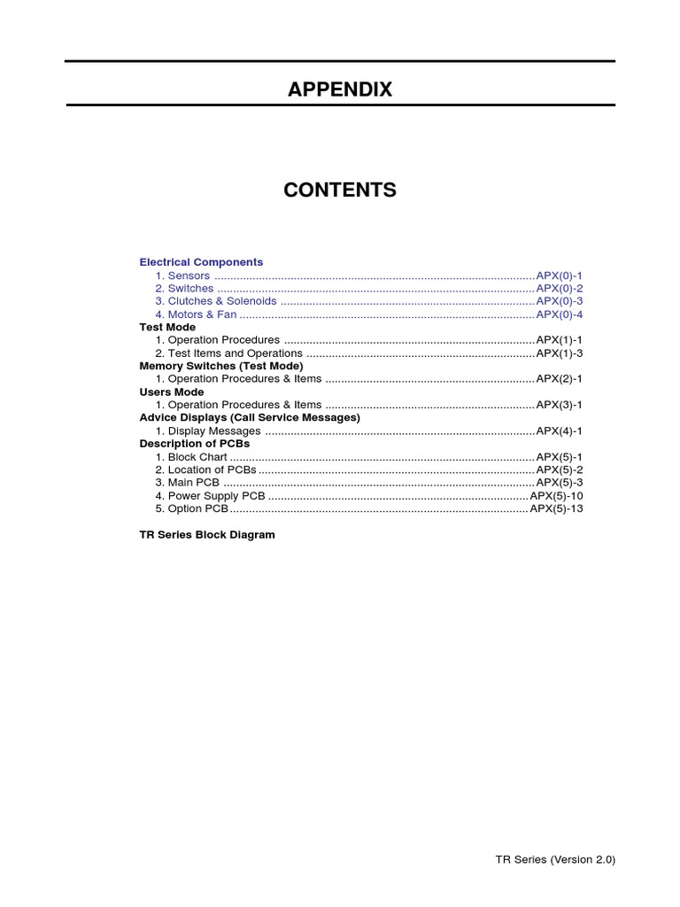 TR Series Electrical Components Guide | PDF