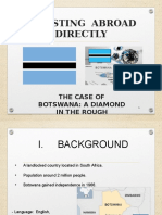 Investing Abroad Directly: The Case of Botswana: A Diamond in The Rough