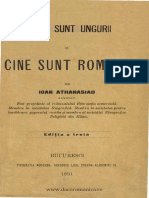 Cine Sunt Unguriĭ Şi Cine Sunt Româniĭ.