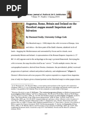 Scully Peregrinations 41 Ancient Rome Claudius - 