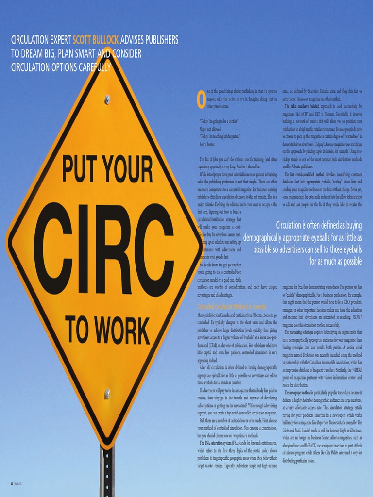 Effective Magazine Circulation Strategies | PDF | Magazines | Newspapers