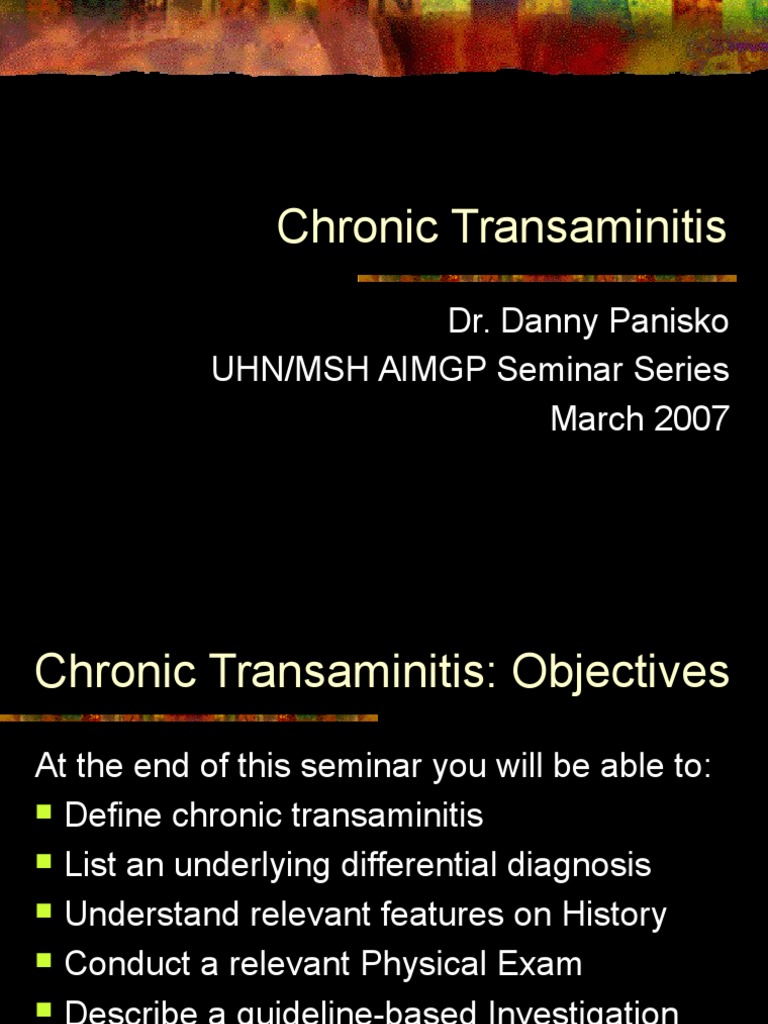 Chronic Transaminitis: Diagnosis & Management | PDF | Hepatitis | Cirrhosis
