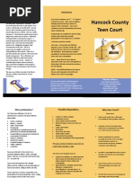 Hancock County Teen Court Brochure