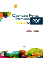 Calendario Ferias Colombia