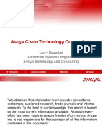 Avaya Cisco Comparison