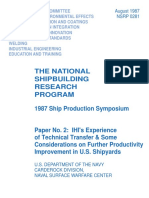 The National Shipbuilding Research Program: 1987 Ship Production Symposium