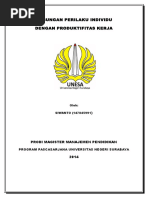 Download Hubungan Prilaku Individu Dengan Produktivitas Kerja by evan SN294423382 doc pdf