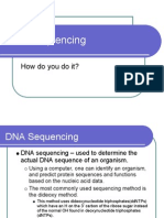 DNA Sequencing: How Do You Do It?