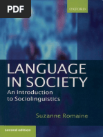 Download Language in Society Intro to Sociolinguistics by Danh Vu SN294425043 doc pdf