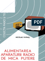 Alimentarea Aparaturii Radio de Mica Putere-Nicolae Patras