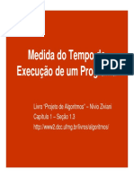 AEDS2.2 Medida Do Tempo de Execucao