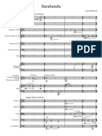 Sarabanda - L. Petracca - Full Score