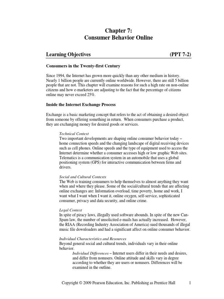 Consumer Behavior Online Viva University Market Segmentation Internet Free 30 Day Trial Scribd