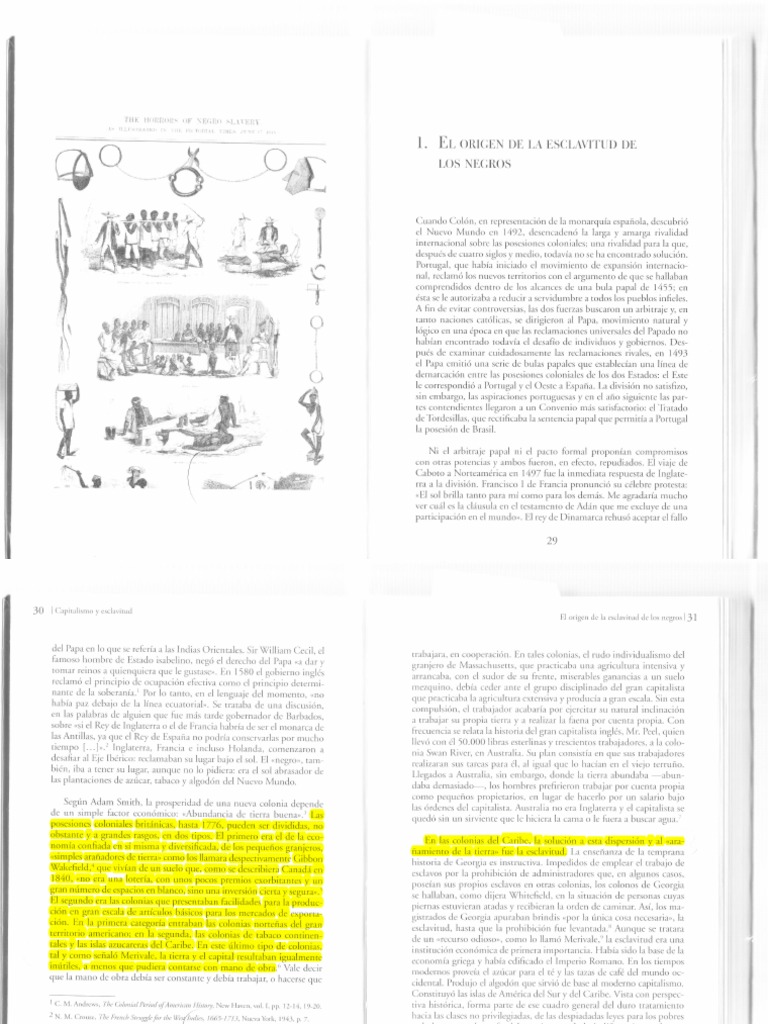1 - El Origen de La Esclavitud de Los Negros | PDF | Esclavitud ...