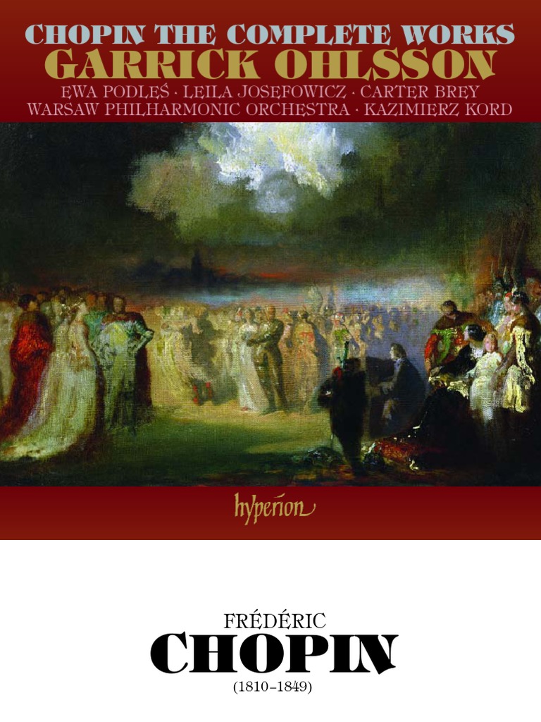 Listado De Obras Completas De Chopin Pdf Frederic Chopin Musical Compositions