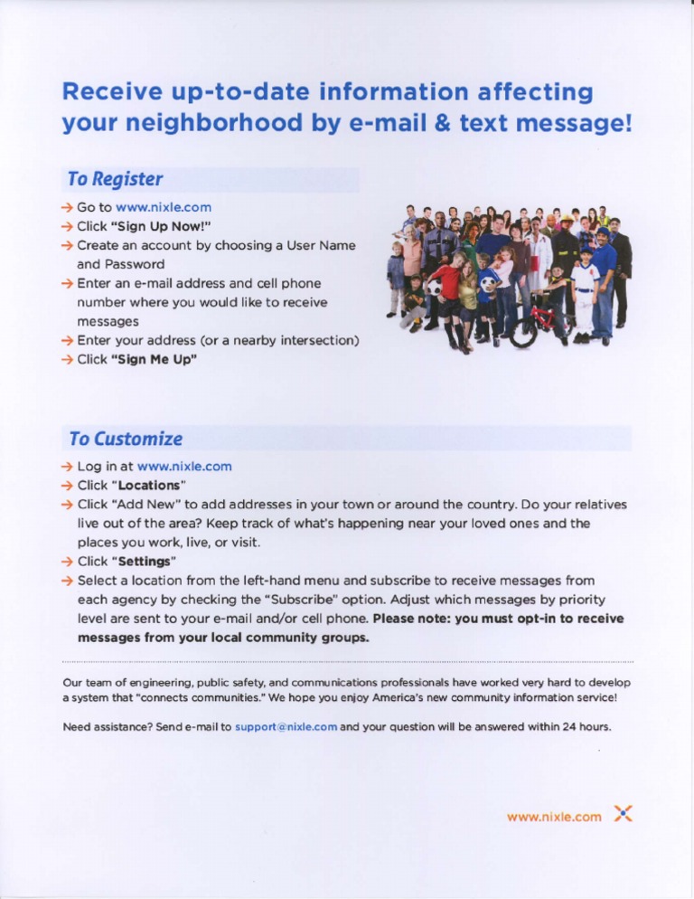 Stay Updated with Nixle Alerts | PDF