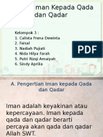 Iman Kepda Qada Dan Qadar Kelom. 3