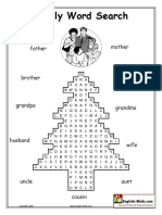 Family Word Search