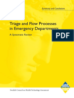 Triage and Flow Processes in Emergency Departments: A Systematic Review