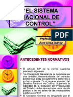 El Sistema Nacional de Control