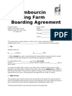 Boarding Agreement