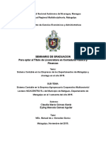 Sistema Contable en Las Empresas de Los Departamentos de Matagalpa y Jinotega en El Año 2015.