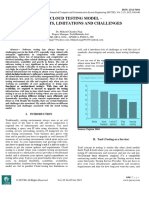 Cloud Testing Model - Benefits, Limitations and Challenges