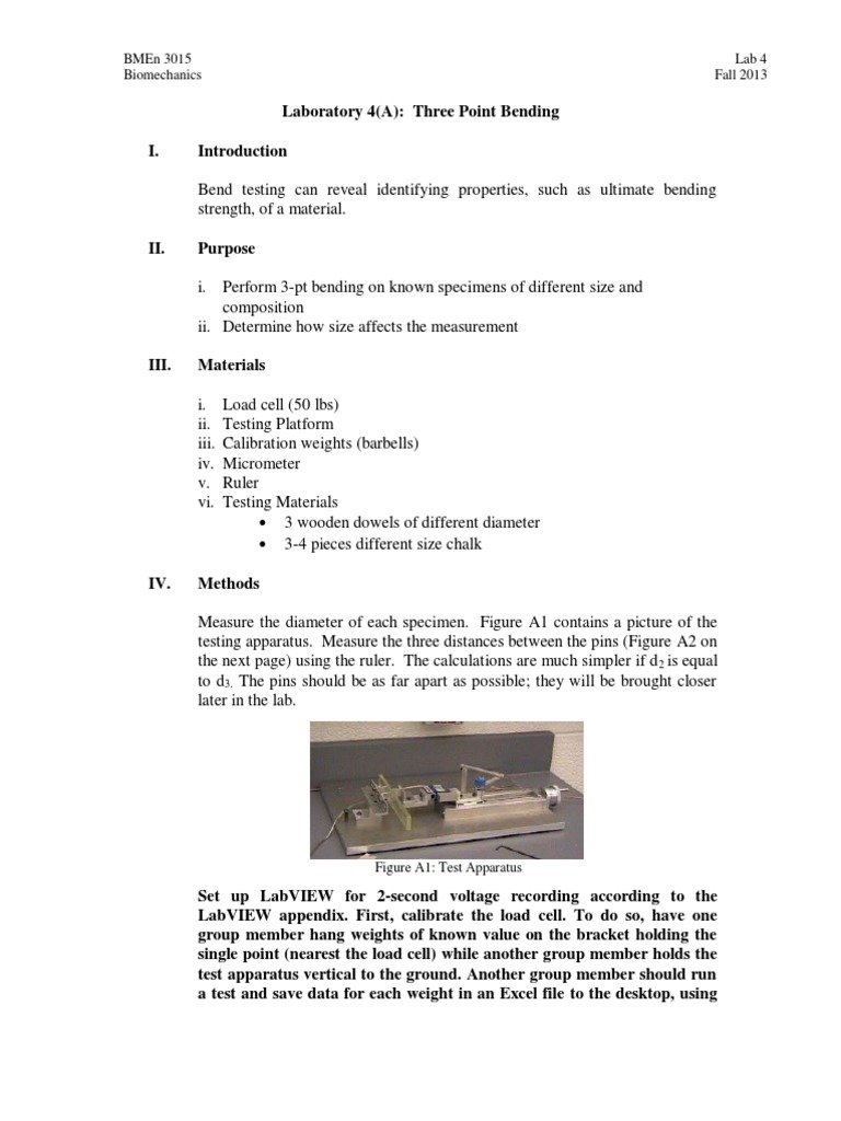 Three Point Bending and Tensile Tests | PDF | Bending | Strength Of ...