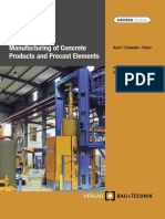 Helmut Kuch, Jörg-Henry Schwabe, Ulrich Palzer-Manufacturing of concrete products and precast elements processes and equipment