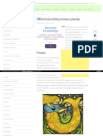 ¿Cuál Es La Fuckin' Diferencia Entre Prosa y Poesía?