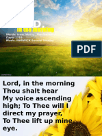 Lord in The Morning